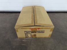 Plastic two tier standard shelf trolley (boxed)