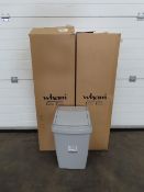 2 x boxes (15 x per box) of WHAM everyday 25L lift top bins