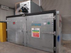RDM NATURAL GAS BOX OVEN 3kw @415v installed: 02/2006 S/N: 4850 Hours: 5563 Oven dimensions width: