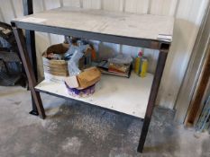 Fabricated steel table (length 960 x width 600 x height 840)