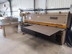 EDWARDS PEARSON 6.5mm TRUECUT 6.5/3000 Guillotine capacity 6.5 x 3080mm 3 phase S/N:814830585