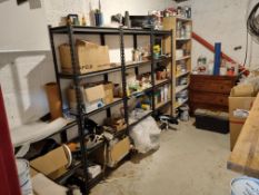 Loose and Removable contents to storeroom