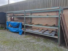 2x Bays of Boltless Pallet Racking