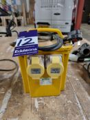 240v to 110V Twin Outlet Transformer