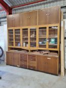 Large Wooden Display Cabinet