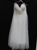 Hermione Kinsley Wedding Dress, Size 18, RRP £700