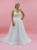 Hermione Heidi Wedding Dress, Size 12, RRP £599