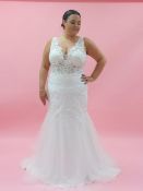 Hermione Harley Wedding Dress, Size 20, RRP £699