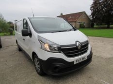 Renault Traffic business LL30 Energy dCi 120 Business van, White, Registration NY21 BWL, 66350