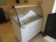 Tefcold ice cream freezer display