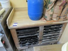 Beech block bakery preparation table