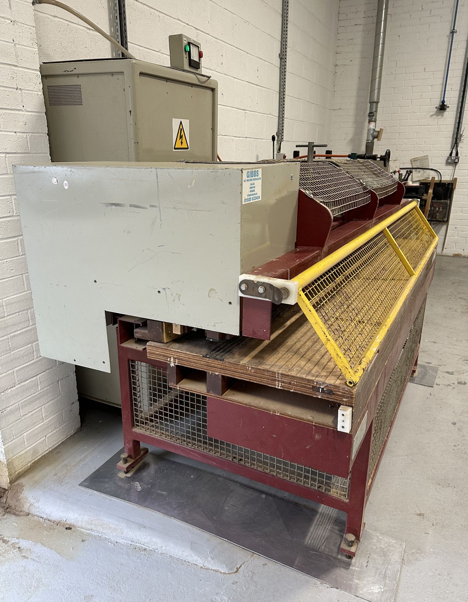 Gibbs Sandtech RF Lipping Machine, panel support table included - Image 3 of 10