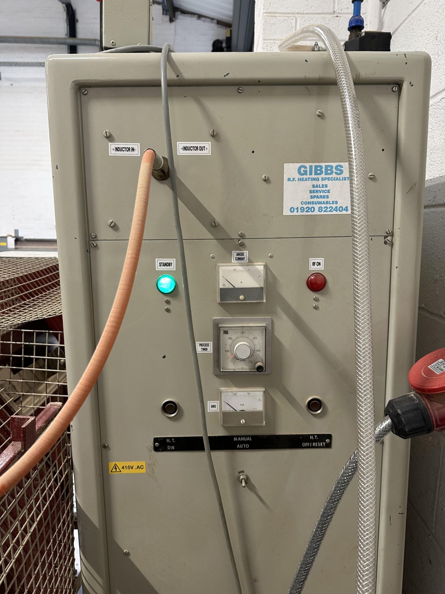 Gibbs Sandtech RF Lipping Machine, panel support table included - Image 7 of 10
