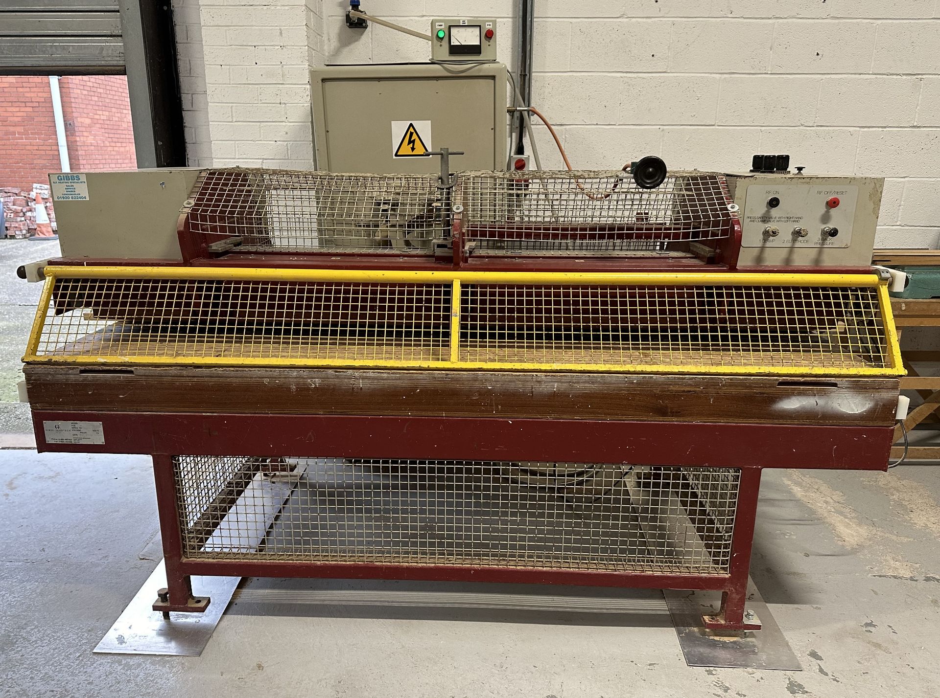 Gibbs Sandtech RF Lipping Machine, panel support table included - Image 2 of 10