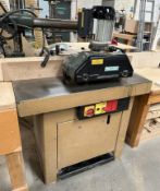 SCM 1110 Spindle Moulder 2, serial number AB270382 inc. JJ Smith power feed, two run off/side