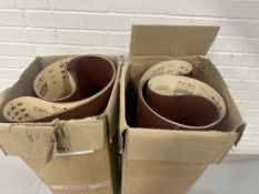 Sanding belts for SCM Sandya 3S (may also fit other similar wide belt sanders) 5 X New belts P80