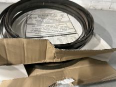 Blades for Band Saw (see lot 41). One new set in box. One set used but with life left in it.