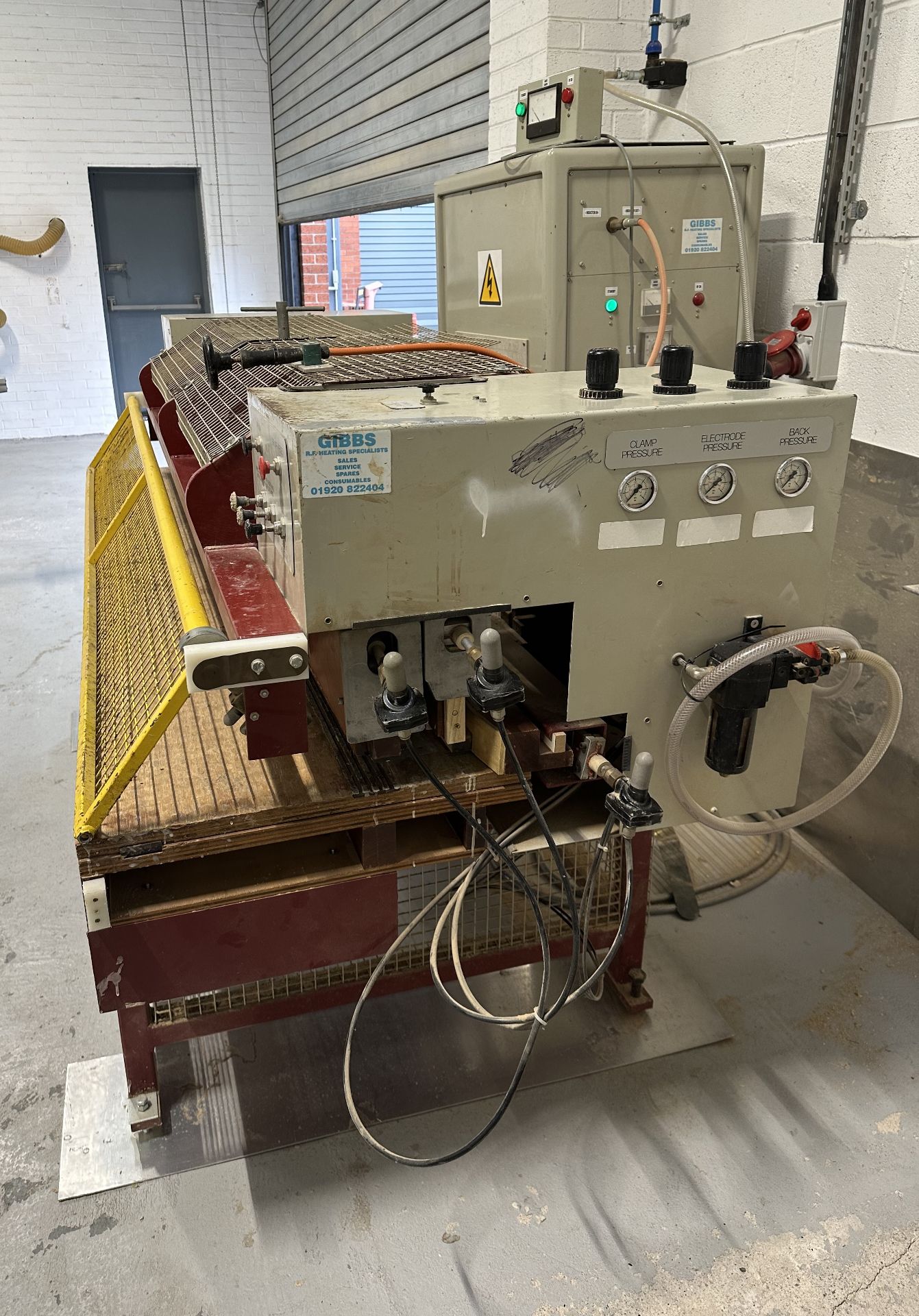 Gibbs Sandtech RF Lipping Machine, panel support table included - Image 4 of 10