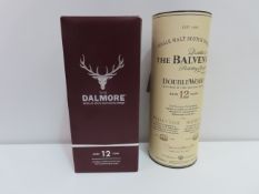 Bottle of The Balvenie 'Doublewood' Single Malt 12 year Scotch Whisky (40%) RRP £60.95 and a bottle