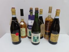 9 x Bottles of Spirits/Liqueurs etc