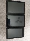 3 x AMAZON Tablets to include 2 x K72LL4 and 1 x M8S26G
