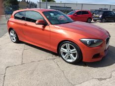 BMW 1 Series 118d M Sport 3dr hatchback, Registration OY63 WXR, Date of Registration 30 September