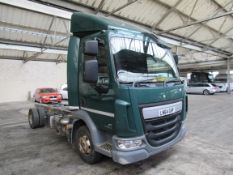 DAF TRUCKS LF150 Euro 6; VRM: LN64GHF; Date or Registration: 03 December 2014; Odometer Reading: