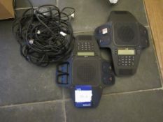 2 BT X500 conferencing units, table top conferencing phones