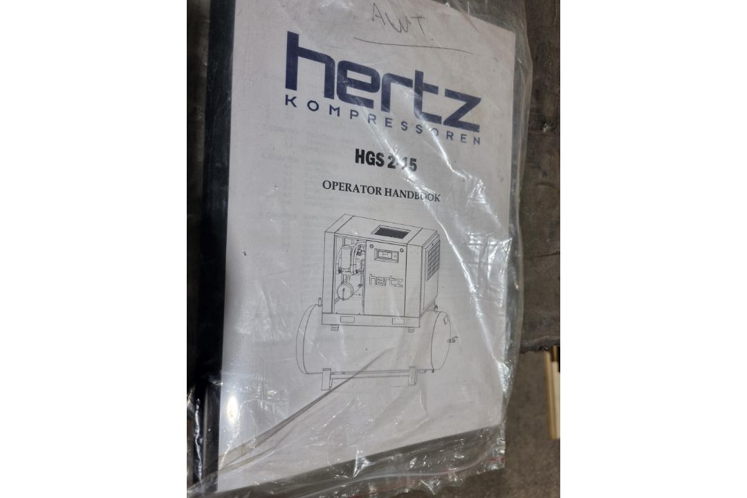2016 Hertz Type HGS 4KW air compressor, S/No TV4000132 - 3ph/415V - Image 2 of 5