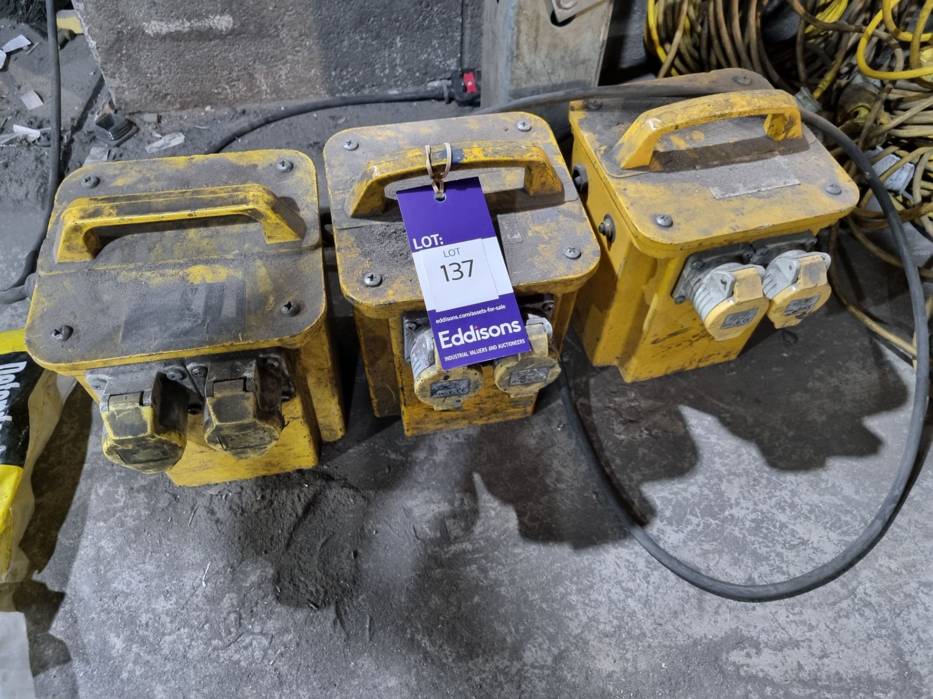 3x 240v to 110V twin outlet transformers