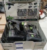 Festool DWC18 4500 Quadrive drywall screwdriver