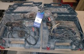 3 x Bosch Professional drills per photo