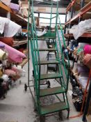 6 Tread mobile warehouse platform steps (to be retained until end of clearance)