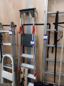 Drabina ALDP+P 150kg 6 tread aluminium ladder