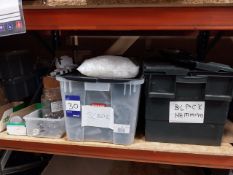 Remaining contents of racking to include black hemming, buttons, zips, button tubes, trim, sequin