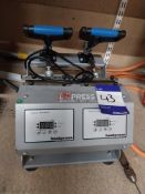UK Press dual mug heat press and approx.. 30 blank mugs