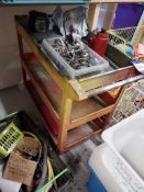 Mobile 3 tier trolley to include bottle jack