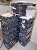 Contents of room to include large quantity of buttons, trim, zips, Velcro, elastic etc. plus various