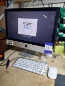 Apple iMac A1418 EMC No. 2544 with wireless keyboard and mouse,
