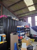 20ft shipping container converted to storeroom with UPVC door fitted (will need skating out)