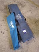 Two Dynamed paediatric immobilisation & transport systems with Sager emergency traction splints