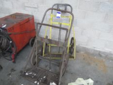2 heavy duty bottle trollies
