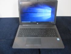 HP 250 G7 Laptop Intel core i5-8265U, 8GB Ram, Toshiba KBG30ZMV 256GB drive, Windows 10, no charger