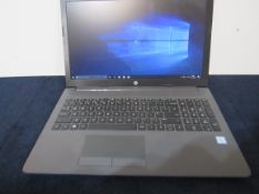 HP 250 G7 Laptop Intel core i5-8265U, 8GB Ram, Toshiba KBG30ZMV 256GB drive, Windows 10, no charger