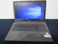 HP 250 G7 Laptop Intel core i5-8265U, 8GB Ram, SK Hynix 256GB drive, Windows 10, no charger