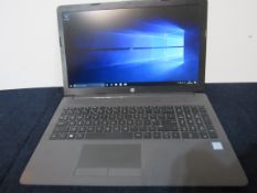 HP 250 G7 Laptop Intel core i5-8265U, 8GB Ram, WDC PC SN520 256GB drive, Windows 10, no charger