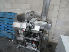 Stainless steel hydraulic juice press, incomplete