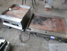 2 various Adexa Stailess steel surface cooking plates