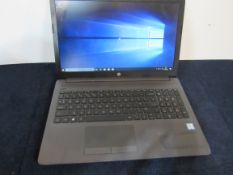 HP 250 G7 Laptop Intel core i5-8265U, 8GB Ram, Toshiba KBG30ZMV 256GB drive, Windows 10, no charger