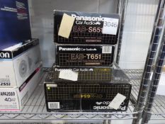 4 x PANASONIC Car Audio Products.